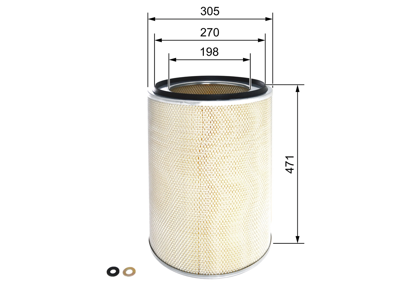 Õhufilter BOSCH F 026 400 590