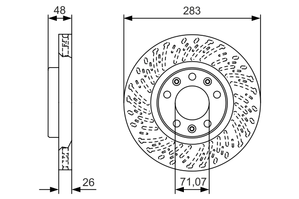 Piduriketas BOSCH 0 986 479 C35