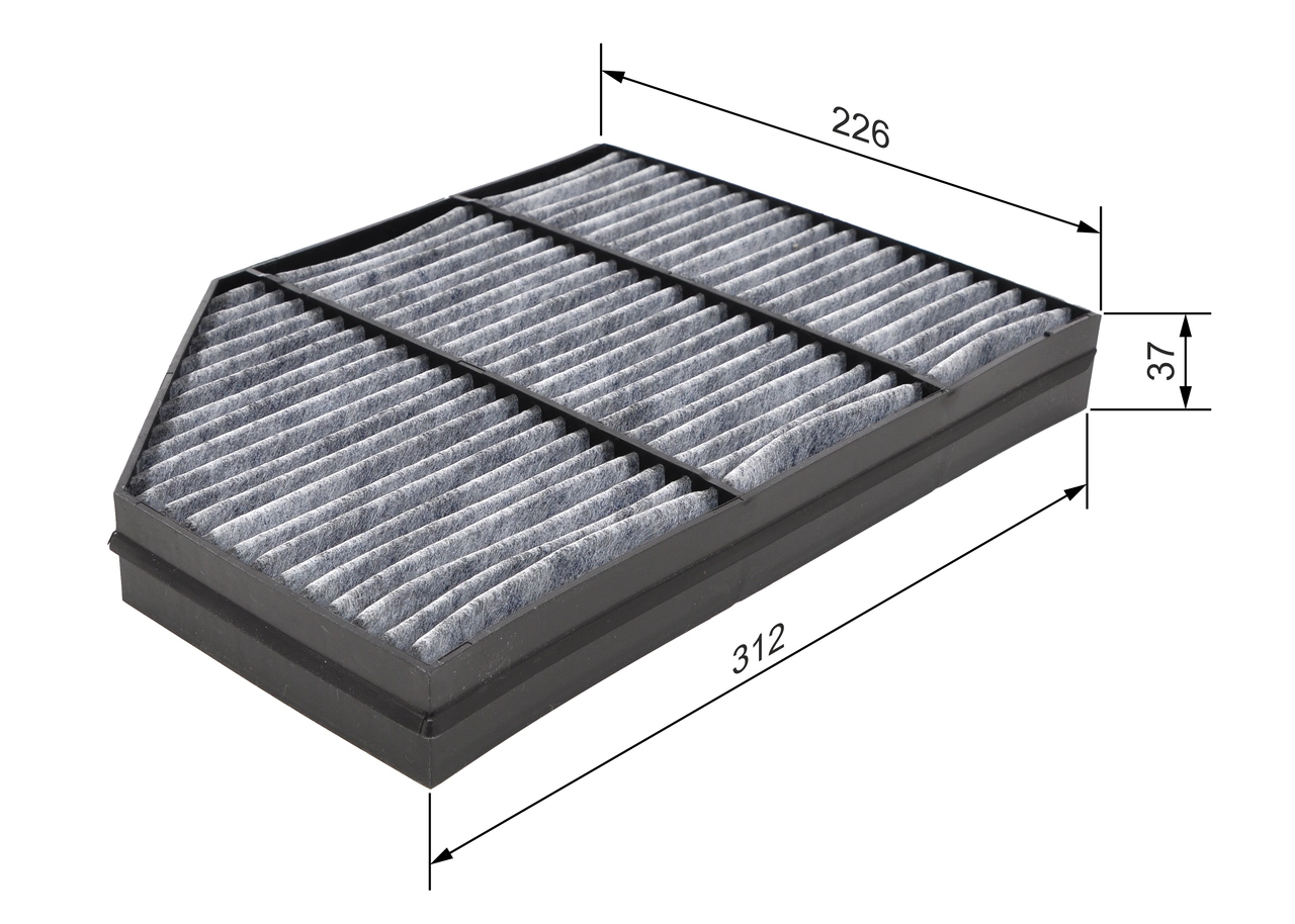 Filter, salongiõhk BOSCH 1 987 435 576