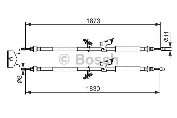 Tross, seisupidur BOSCH 1 987 477 216