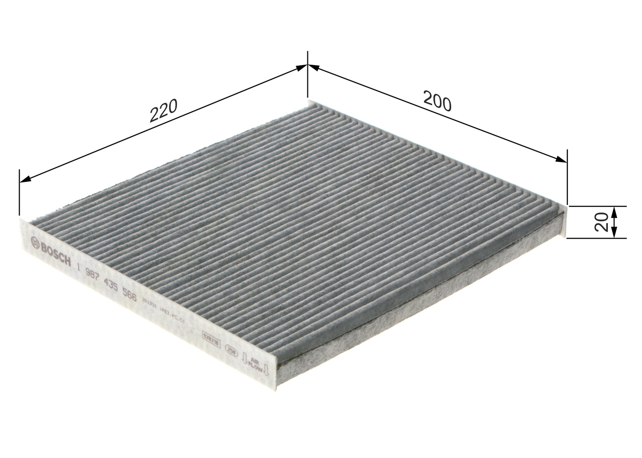 Filter, salongiõhk BOSCH 1 987 435 566