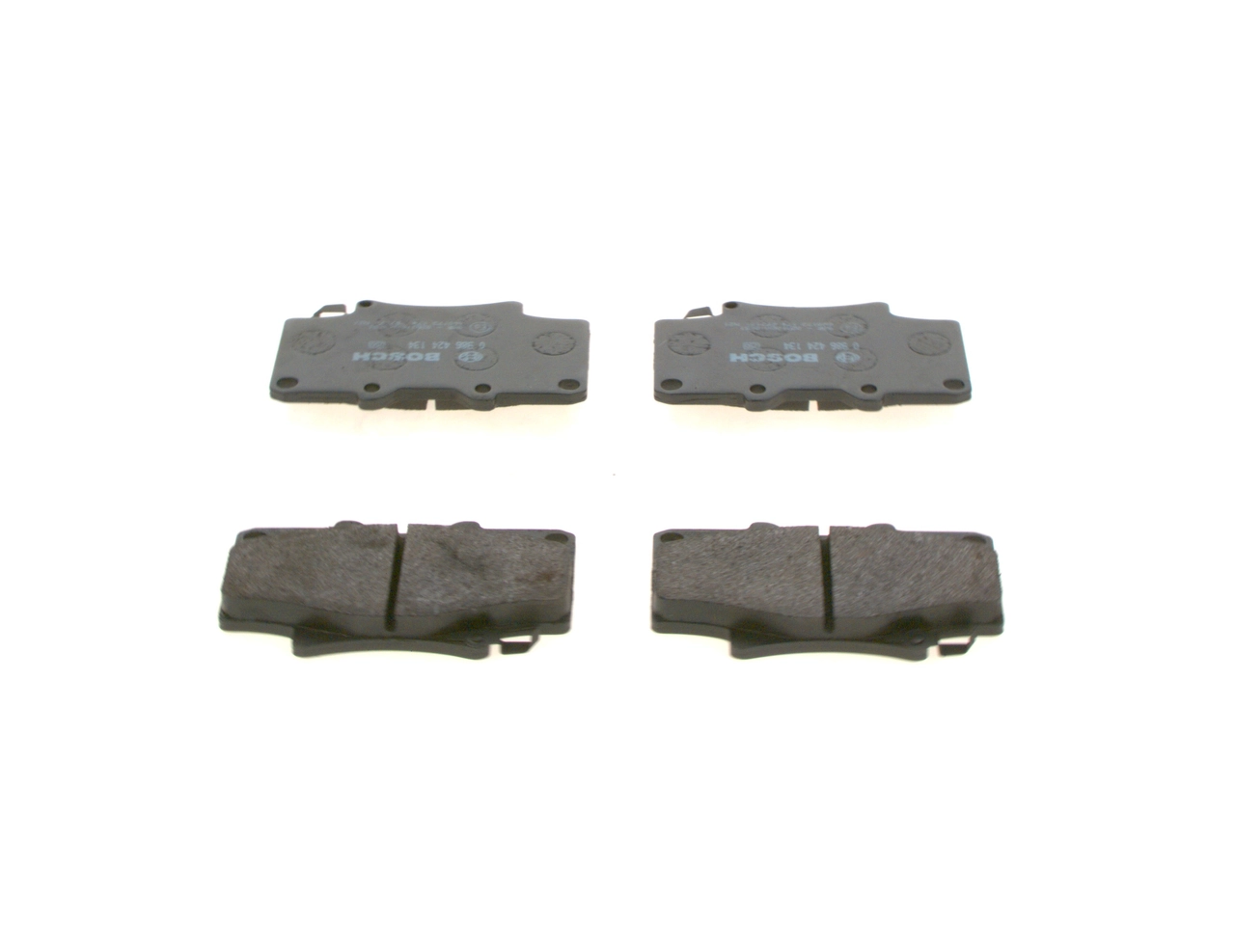 Piduriklotsi komplekt, ketaspidur BOSCH 0 986 424 134