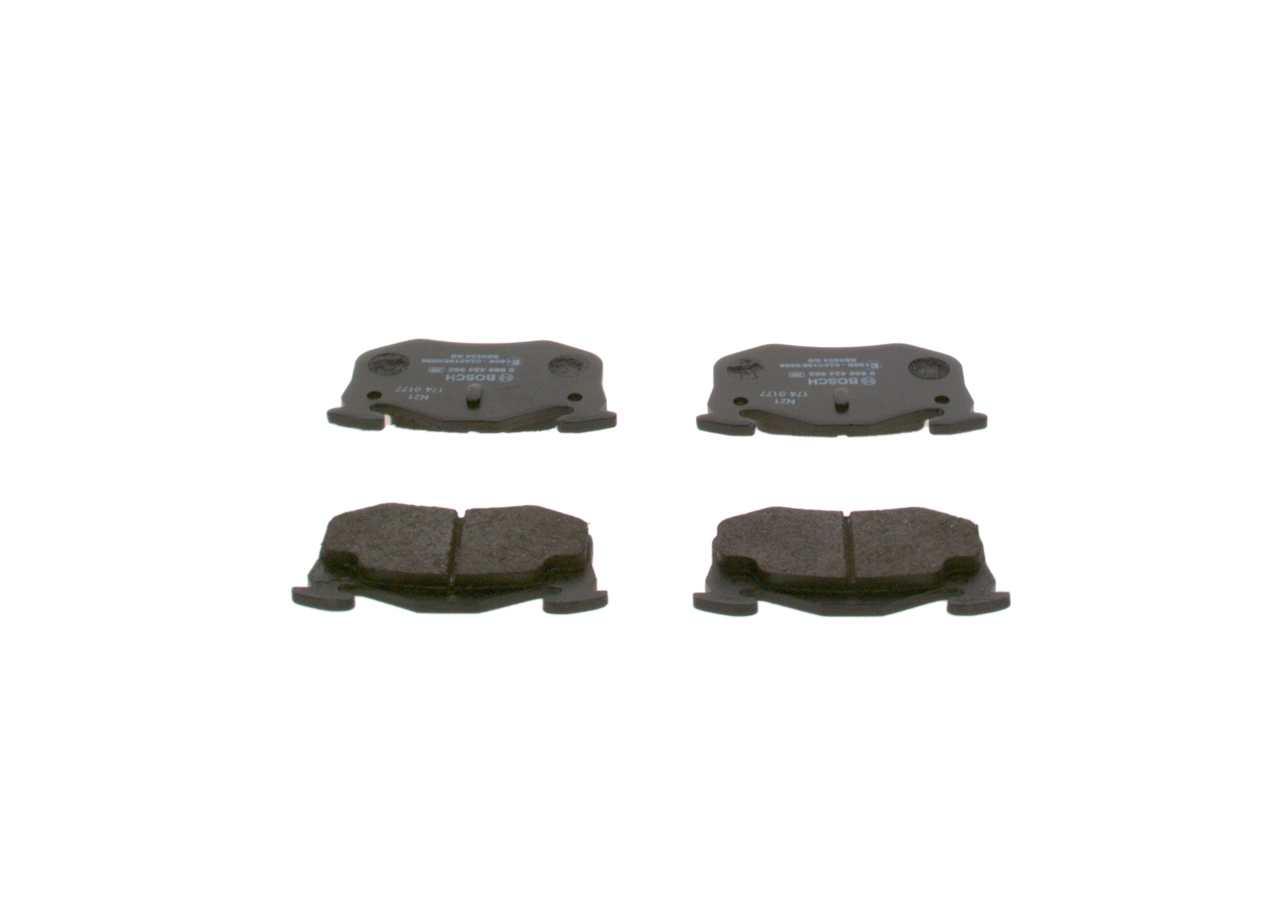 Piduriklotsi komplekt, ketaspidur BOSCH 0 986 424 992