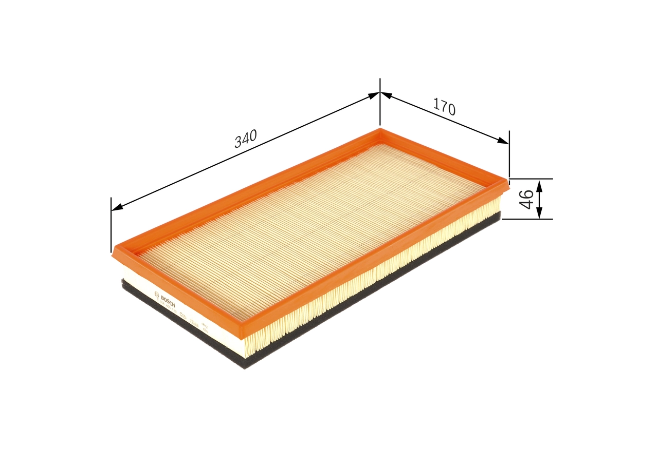 Õhufilter BOSCH F 026 400 112