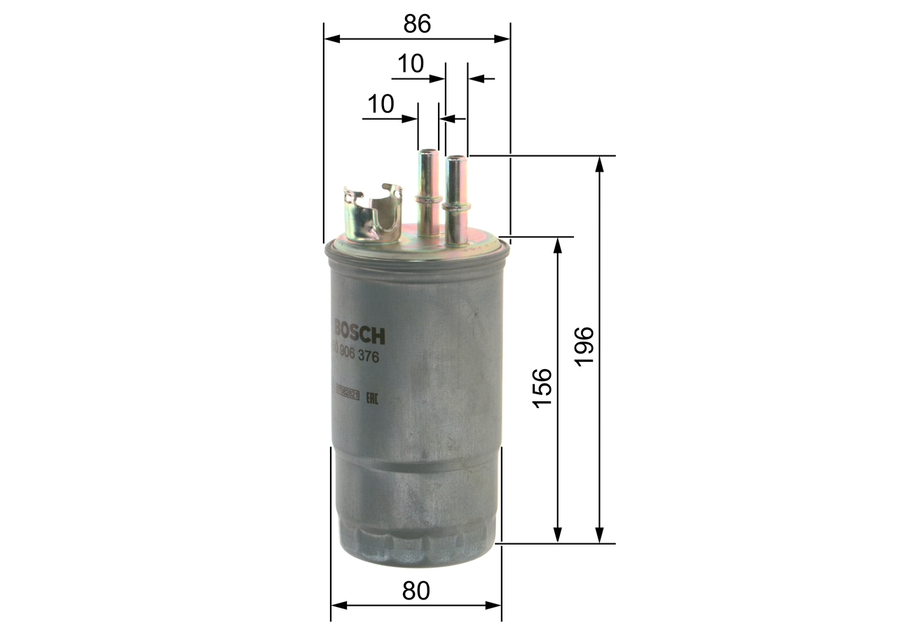 Kütusefilter BOSCH 0 450 906 376