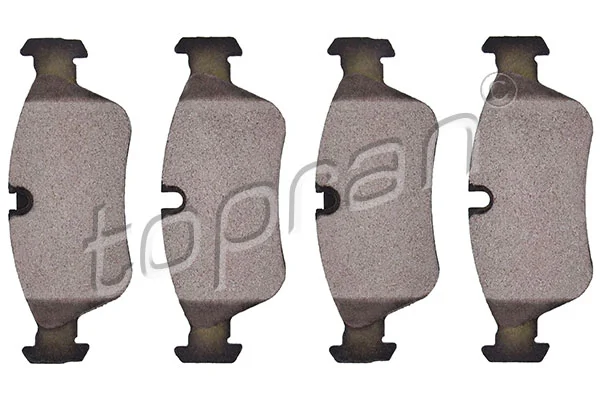 Piduriklotsi komplekt, ketaspidur TOPRAN 501 243