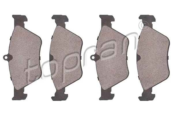 Piduriklotsi komplekt, ketaspidur TOPRAN 202 462