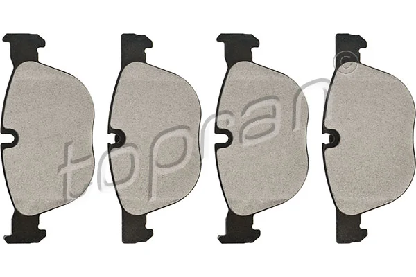 Piduriklotsi komplekt, ketaspidur TOPRAN 502 032