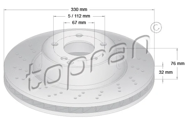 Piduriketas Economy TOPRAN 401 385