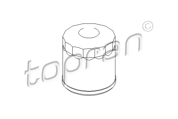 Õlifilter TOPRAN 207 483