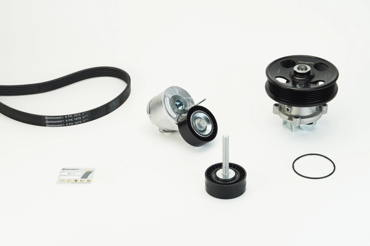 Veepump+ soonrihmakomplekt CONTINENTAL CTAM 6PK1670WP1