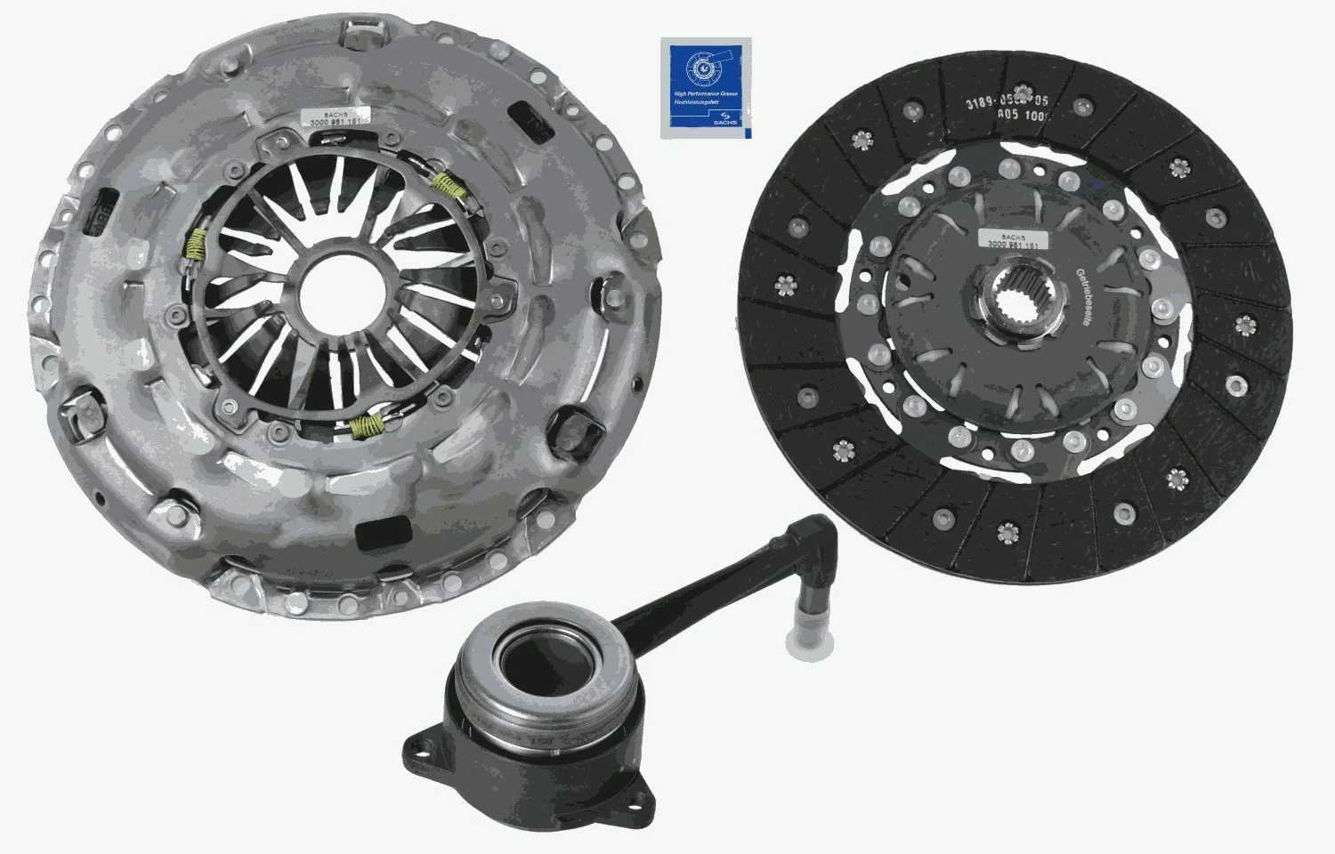 Sidurikomplekt SACHS 3000 990 248