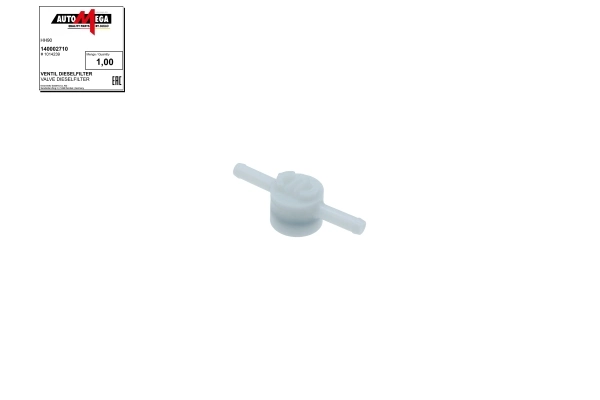 Klapp, kütusefilter AUTOMEGA 140002710