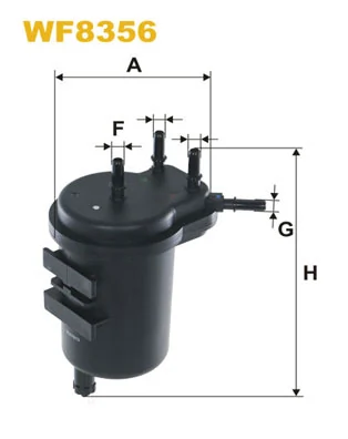 Kütusefilter WIX FILTERS WF8356