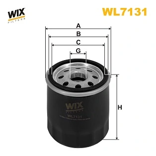 Õlifilter WIX FILTERS WL7131