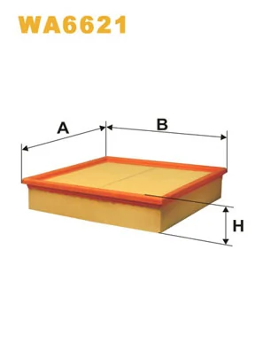 Õhufilter WIX FILTERS WA6621