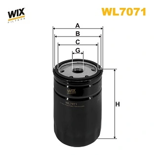 Õlifilter WIX FILTERS WL7071
