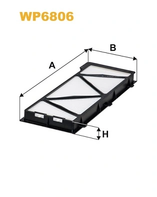 Filter, salongiõhk WIX FILTERS WP6806