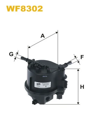Kütusefilter WIX FILTERS WF8302
