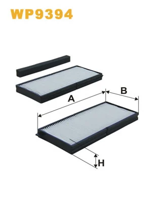 Filter, salongiõhk WIX FILTERS WP9394