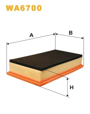 Õhufilter WIX FILTERS WA6700