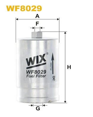 Kütusefilter WIX FILTERS WF8029