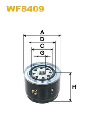 Kütusefilter WIX FILTERS WF8409