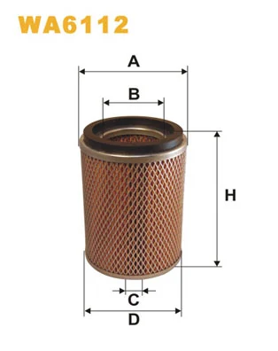 Õhufilter WIX FILTERS WA6112