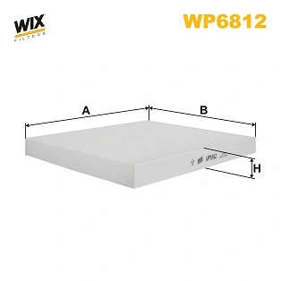 Filter, salongiõhk WIX FILTERS WP6812