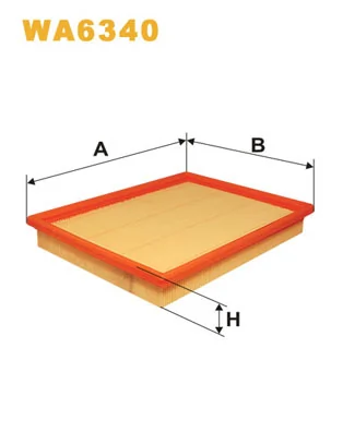 Õhufilter WIX FILTERS WA6340