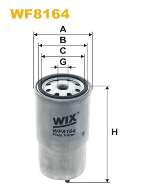 Kütusefilter WIX FILTERS WF8164