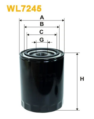 Õlifilter WIX FILTERS WL7245