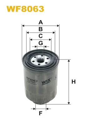 Kütusefilter WIX FILTERS WF8063