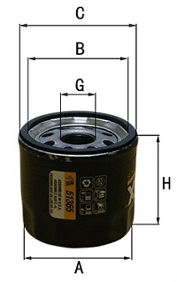 Õlifilter WIX FILTERS 51365