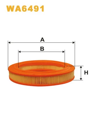 Õhufilter WIX FILTERS WA6491
