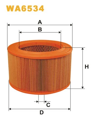 Õhufilter WIX FILTERS WA6534