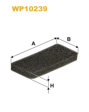 Filter, salongiõhk WIX FILTERS WP10239