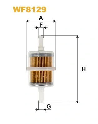 Kütusefilter WIX FILTERS WF8129