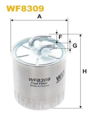 Kütusefilter WIX FILTERS WF8309