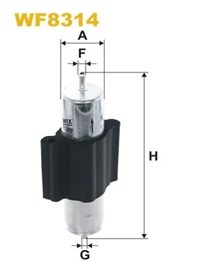 Kütusefilter WIX FILTERS WF8314
