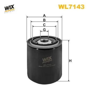 Õlifilter WIX FILTERS WL7143