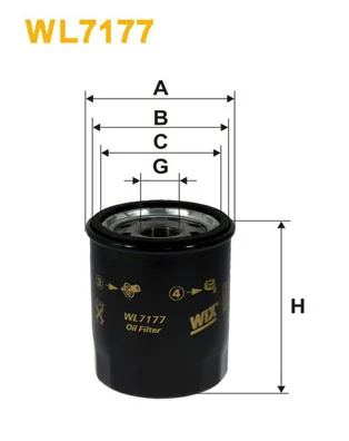 Õlifilter WIX FILTERS WL7177