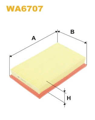 Õhufilter WIX FILTERS WA6707
