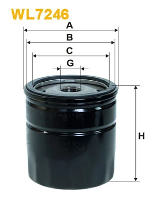 Õlifilter WIX FILTERS WL7246