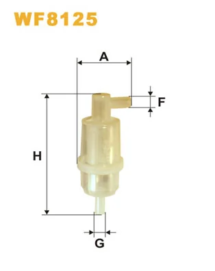 Kütusefilter WIX FILTERS WF8125