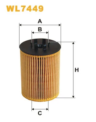 Õlifilter WIX FILTERS WL7449
