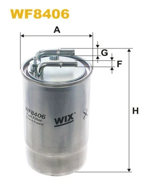 Kütusefilter WIX FILTERS WF8406