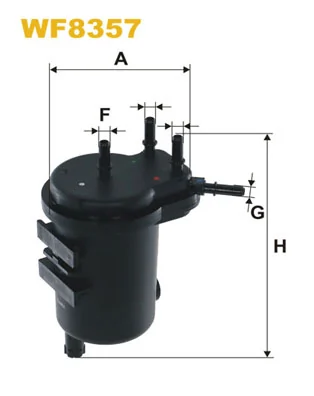 Kütusefilter WIX FILTERS WF8357