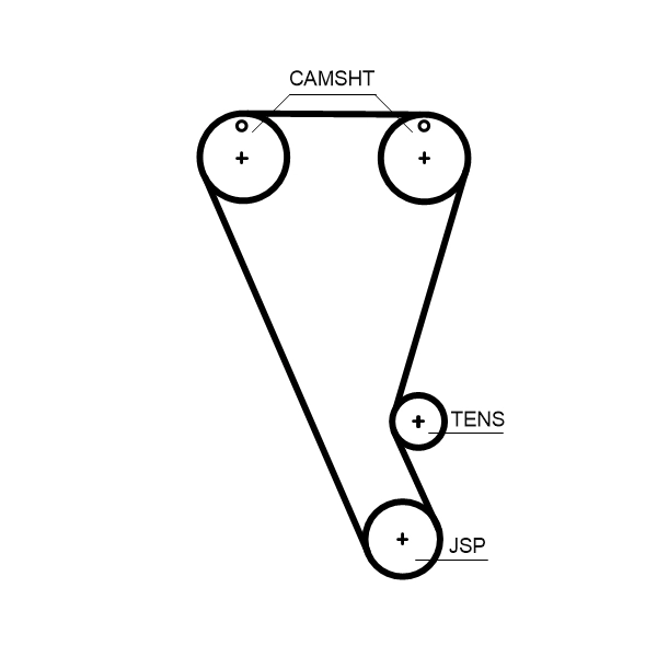 Hammasrihm GATES T363HOB