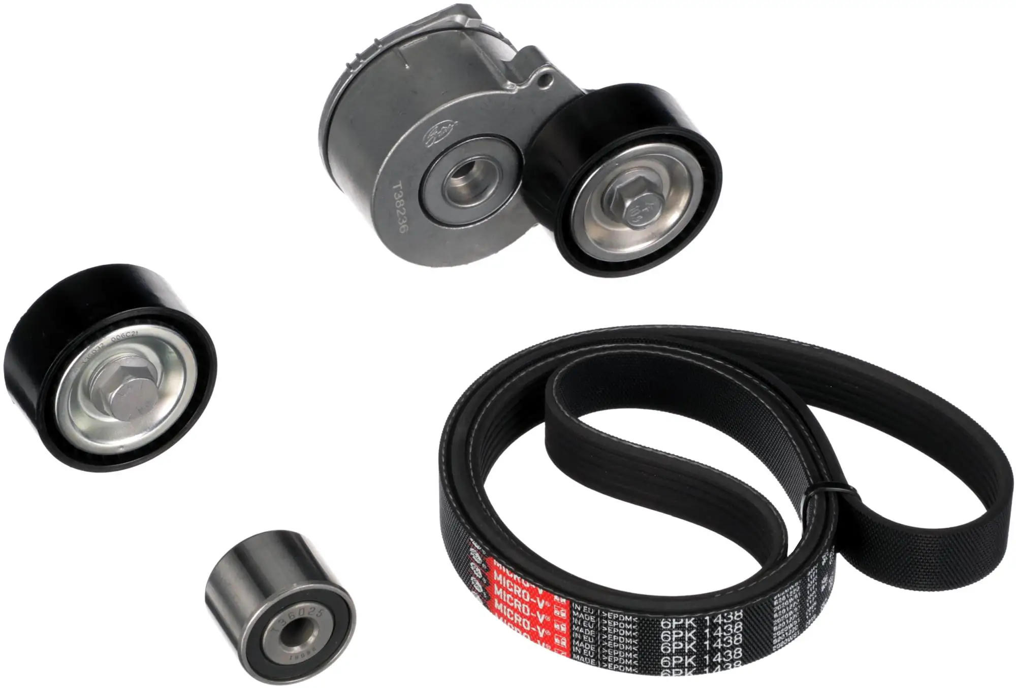 Soonrihmakomplekt GATES K016PK1438